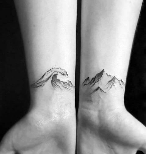 عکس تاتو روی دست چشم
