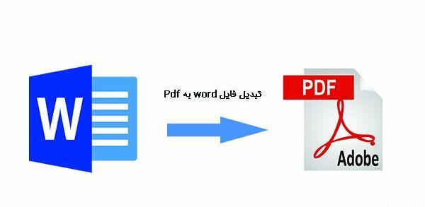 تبدیل عکس یا متن به pdf