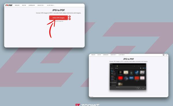 تبدیل عکس یا متن به pdf