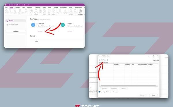 تبدیل عکس یا متن به pdf