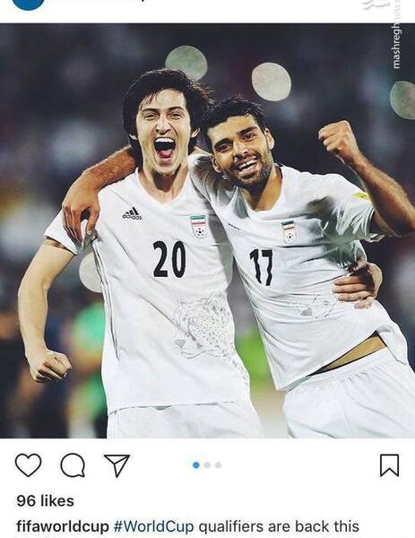عکس مهدی طارمی و سعید عزت اللهی