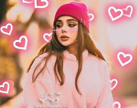 عکس نیکا فلاحی روی سرسره