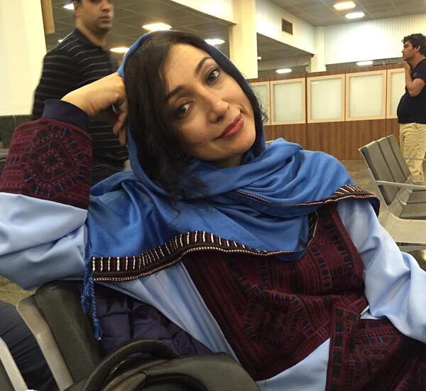 عکس نگار عابدی و همسر