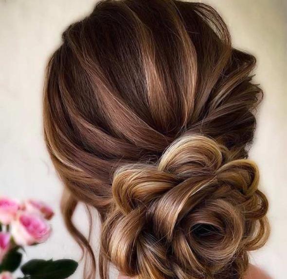 عکس شینیون مو شیک