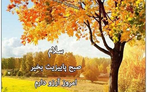 عکس روز بخیر پاییزی