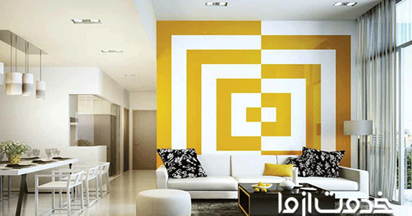 عکس نقاشی مدرن ساختمانی