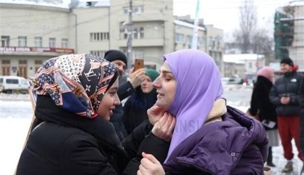 عکس آموزش حجاب