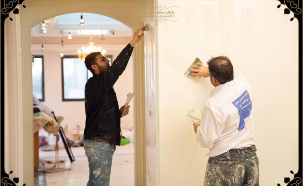 عکس نقاشی ساختمان مدرن