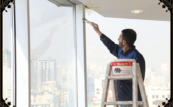 عکس نقاشی ساختمان مدرن