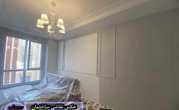عکس نقاشی ساختمان مدرن
