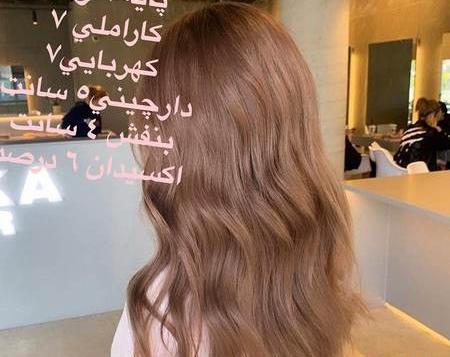 عکس رنگ مو قشنگ جدید