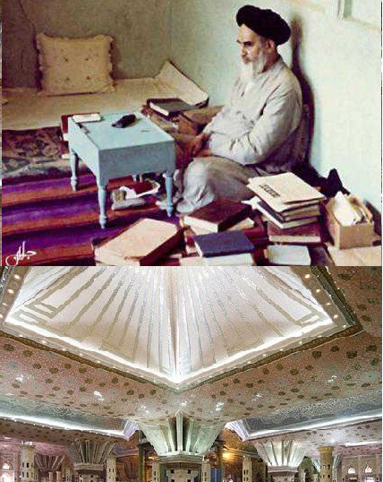 عکس ساده زیستی امام خمینی