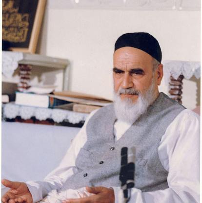عکس ساده زیستی امام خمینی