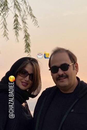 عکس رضا داودنژاد و همسرش