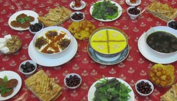 عکس تصاویر سفره افطاری ساده