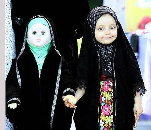 عکس با حجاب عروسک