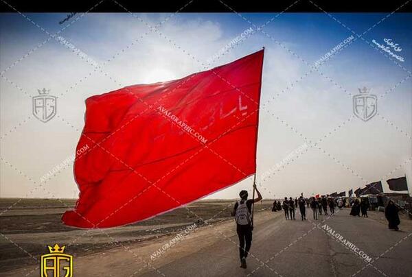 عکس پرچم قرمز