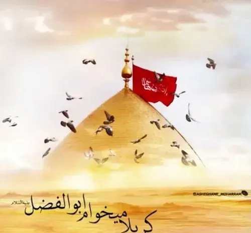 عکس نوشته کربلا میخوام