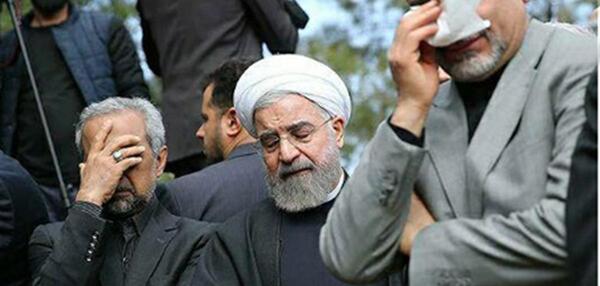 عکس گریه روحانی