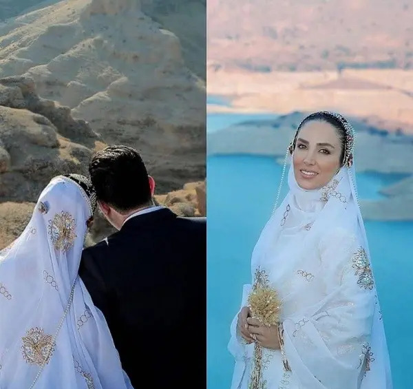 عکس سوگل طهماسبی با همسرش