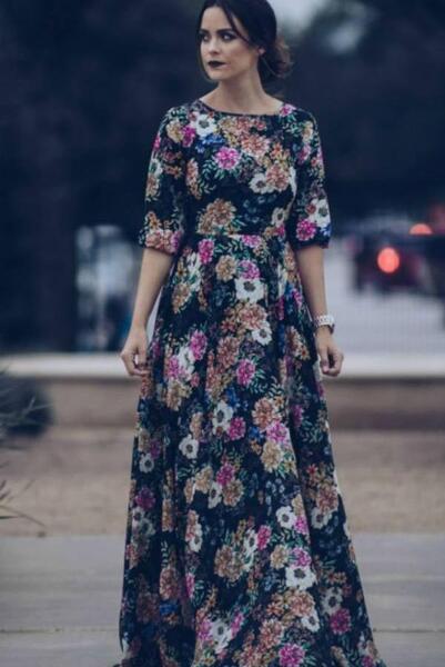 عکس پیراهن راسته بلند زنانه
