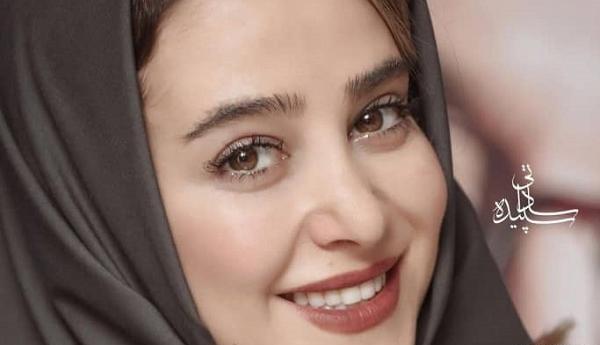 عکس الناز حبیبی با لباس عروس