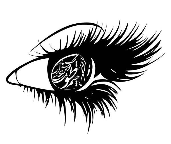 عکس نوشته شعر دور گردون گر دو روزی