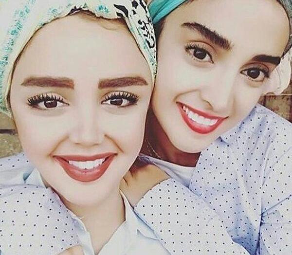 عکس الهه حصاری با آرایش