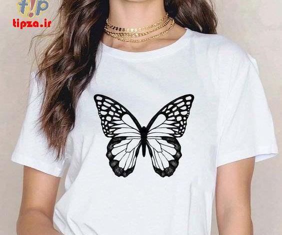 عکس تیشرت دخترانه اسپرت