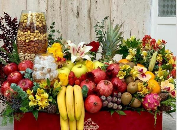 عکس شب چله عروس و داماد