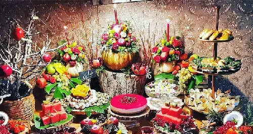 عکس شب چله عروس و داماد