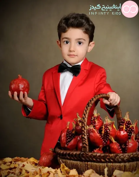 عکس لباس شب یلدا کودک پسرانه