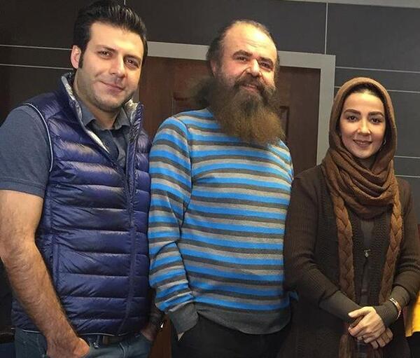 عکس سارا صوفیانی با همسرش