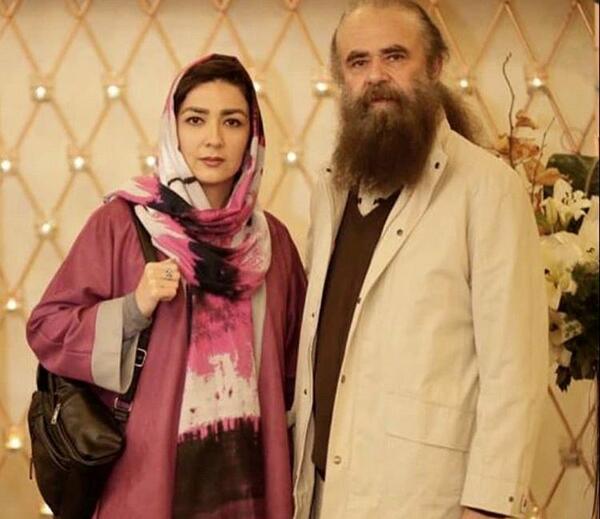 عکس سارا صوفیانی با همسرش
