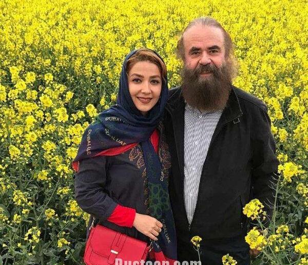 عکس سارا صوفیانی با همسرش