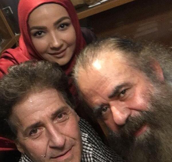 عکس سارا صوفیانی با همسرش