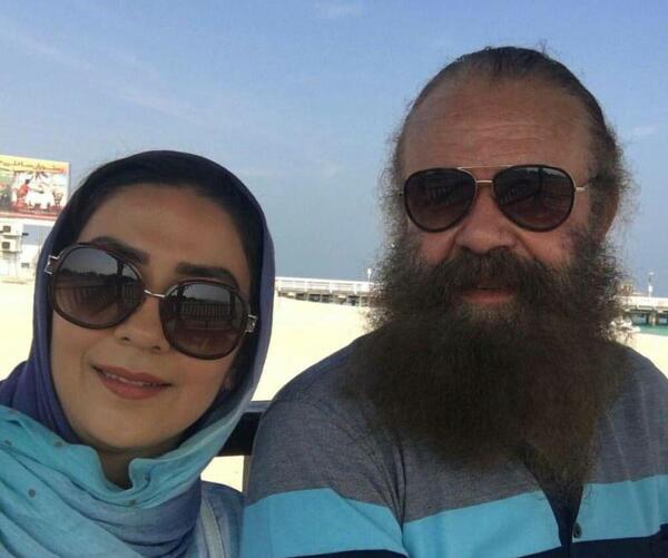 عکس سارا صوفیانی با همسرش