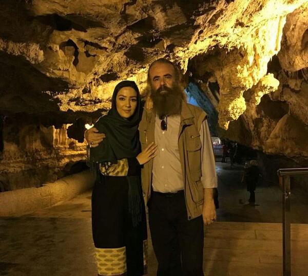 عکس سارا صوفیانی با همسرش