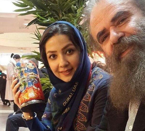 عکس سارا صوفیانی با همسرش