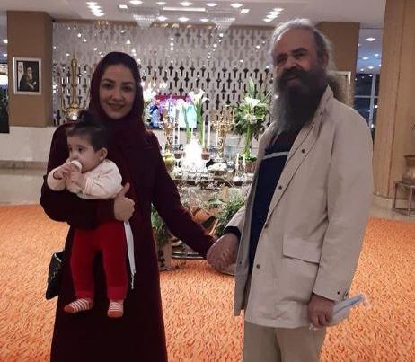 عکس سارا صوفیانی با همسرش