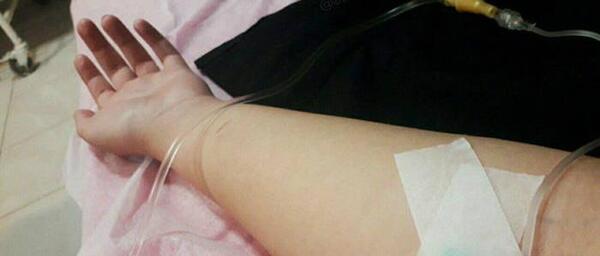 عکس فیک سرم زدن پسر