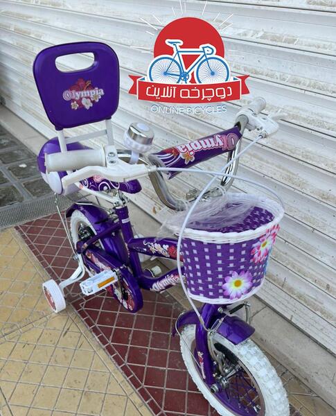 عکس دوچرخه گل
