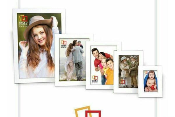 خرید قاب عکس سفید ساده