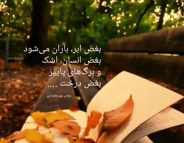 عکس نوشته غمگین پاییزی