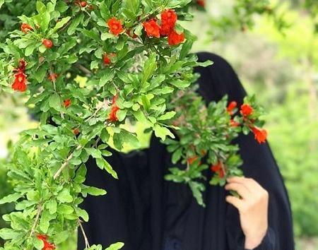 عکس نوشته چادر برای پروفایل