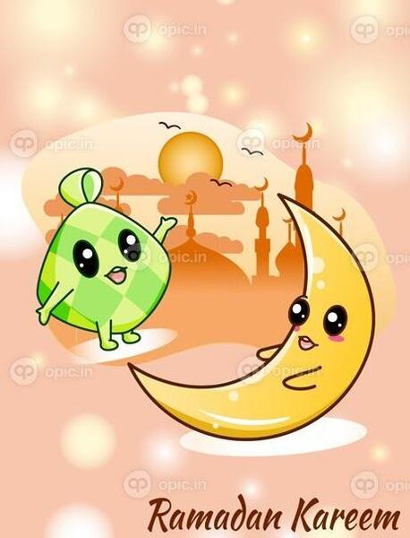 عکس ماه رمضان کارتونی