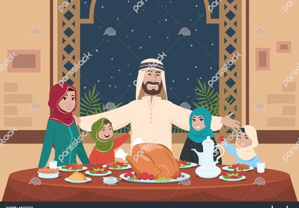 عکس ماه رمضان کارتونی