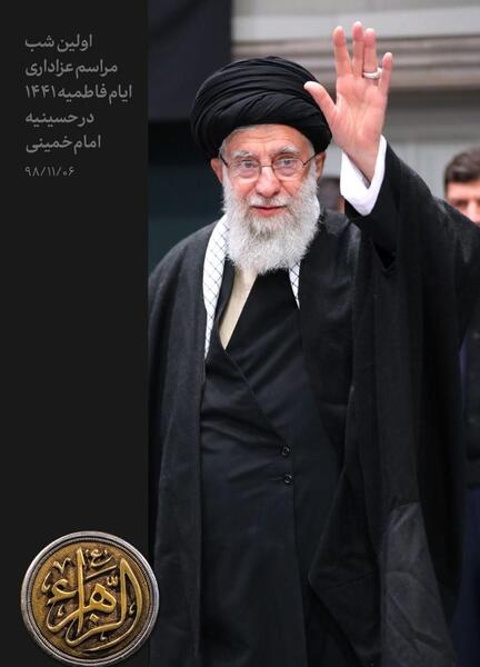 عکس شهید سلیمانی در ایام فاطمیه