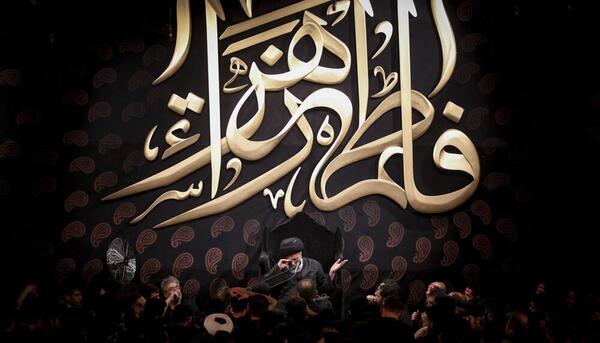عکس شهید سلیمانی در ایام فاطمیه