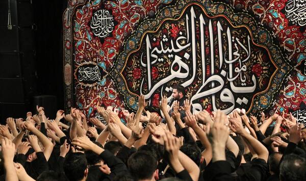 عکس شهید سلیمانی در ایام فاطمیه
